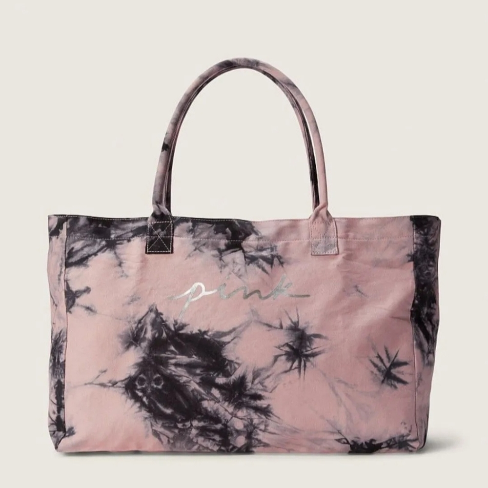 Victoria’s Secret PINK Cloudy Tie-Dye Canvas Tote